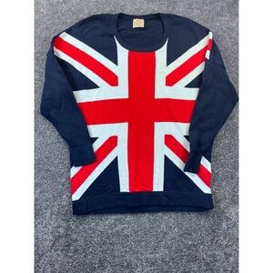 Torn by Ronny Kobo Union Jack Sweater - Red, White, and Blue